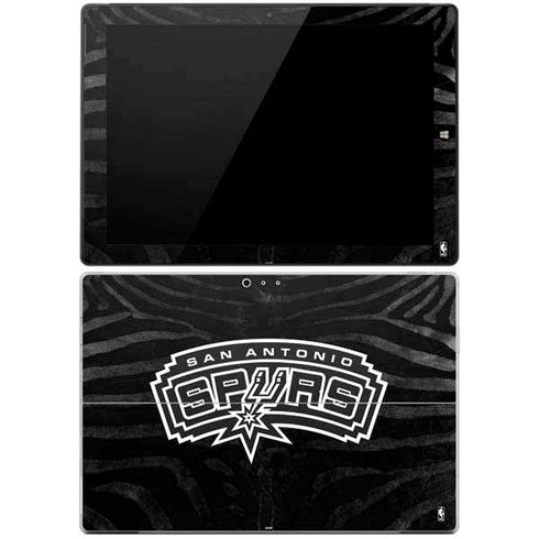 NBA San Antonio Spurs Black Animal Print Surface Pro 3 Skin